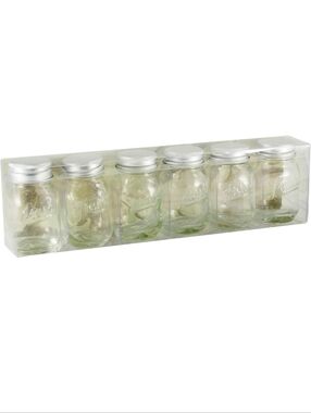 Grant Howard 52020 Fresh Embossed Mini Jars, 2 oz., Set of 6.